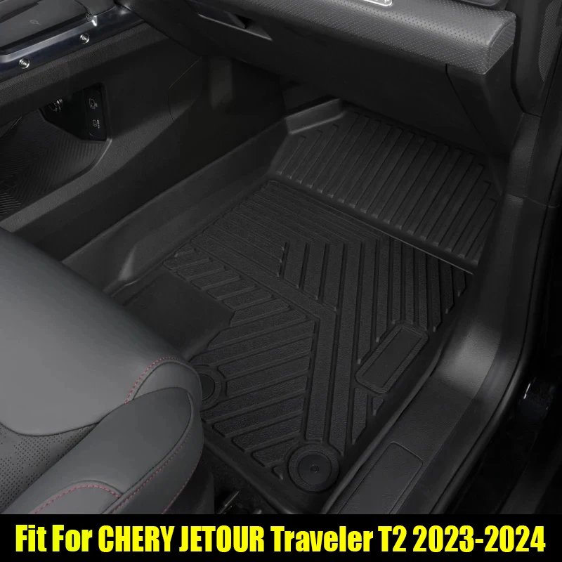 

TPU Car Floor Mat Suitable for CHERY JETOUR Traveler T2 2023 2024 Car Floor Mats Mat Car Interior Modification Accessories