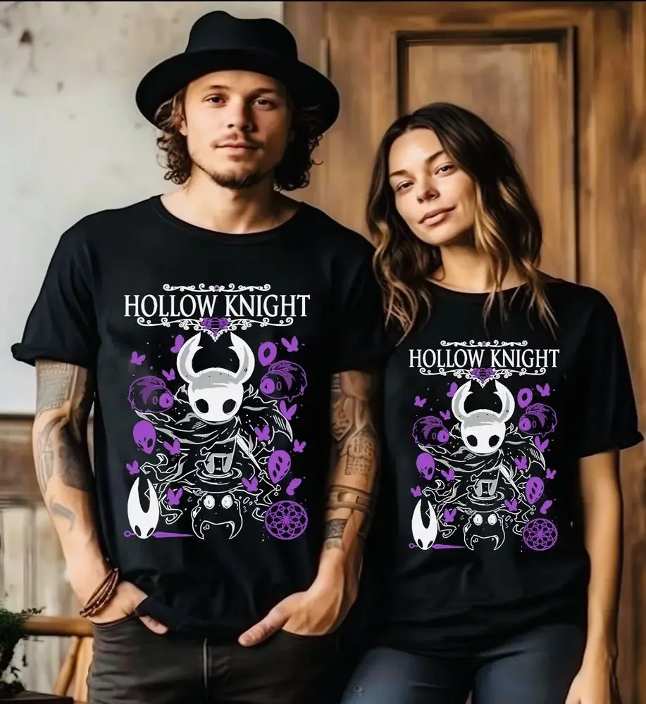 Unisex Hollow Knight Gaming T-Shirt Indie Girl Top Best Gifts Shirt All size