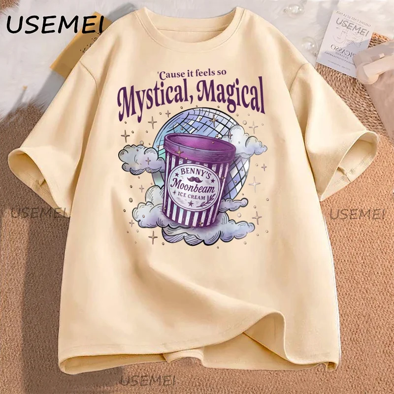 

Women's T-shirt Casual Concert Tee Mystical Magical T Shirt Cotton Short Sleeve Graphic T Shirts Woman Clothes Streetwear Top