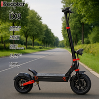 iScooter iX8 Foldable Adult Electric Scooter E-Scooter 60 KM/H Electric Kick Scooter 2400W Skateboards 48V 20Ah Kickboard