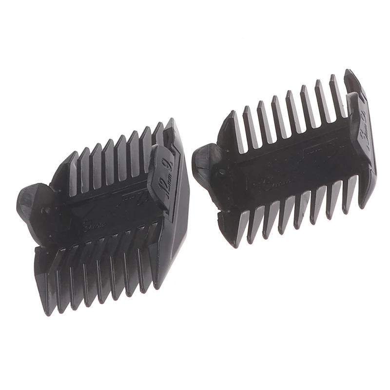 2Pcs Universal Clipper Limit Comb Guide Attachment Set Barber Replacement Sizes for Haircut Precision Cutting Tools