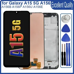 New Tested LCD for Samsung Galaxy A15 5G LCD Display Touch Screen Digitizer Replacement for Samsung A15 5G A156B A156 A156U LCD