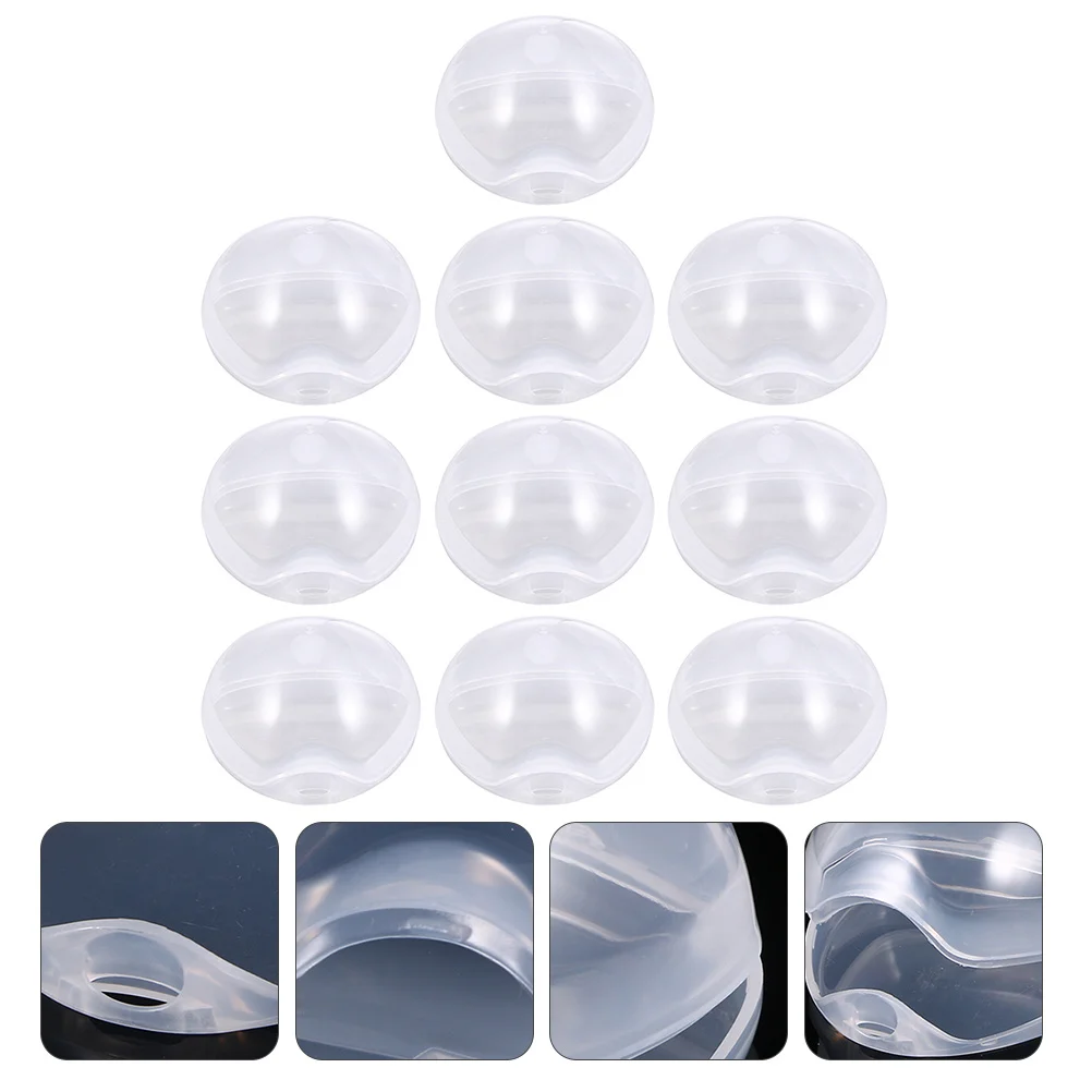 

10pcs Baby Pacifier Case Compact Portable Transparent Holder For Newborn Toddler Storage Container Pacifier Box Cover