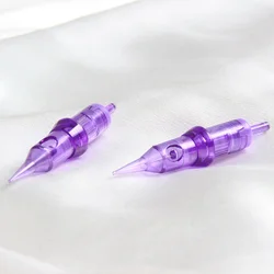 10pcs Safety Needle Tattoo Cartridges Disposable RL Cartridge Needles With Membrane For Micropigmentation Brow Permanent Makeup
