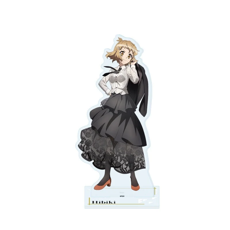 Symphogear Anime Acrylic Stand Hibiki Tachibana Tsubasa ChrisModel Figure Cosplay Plate Holder Topper keychain Gifts 15cm