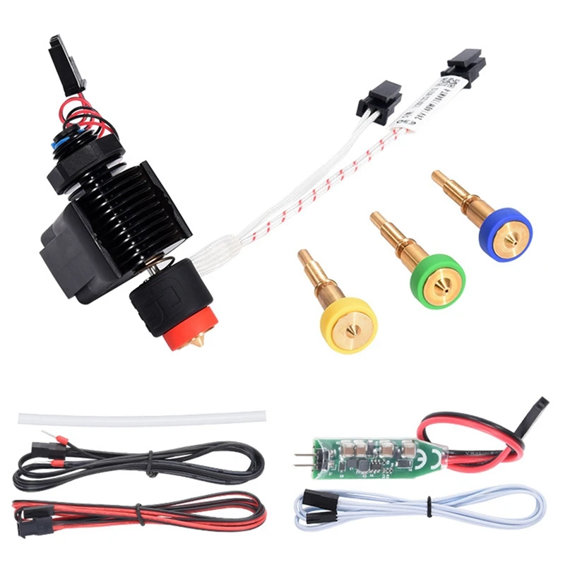 Quad Nozzle Kit Aluminium Alloy 3D Printer Parts Aluminium Alloy Revo Micro-3D Printer Extrusion Head