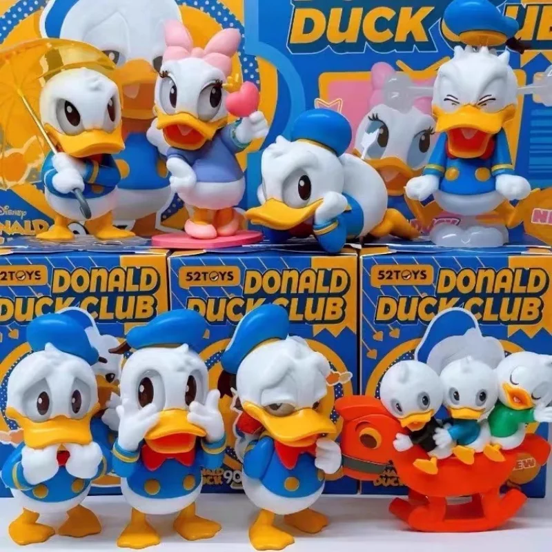 

Клуб Дональда Дака Диснея, слепая коробка, персонажи аниме, окружающие настольные украшения, милые куклы ручной работы для девочек, подарки на день рождения