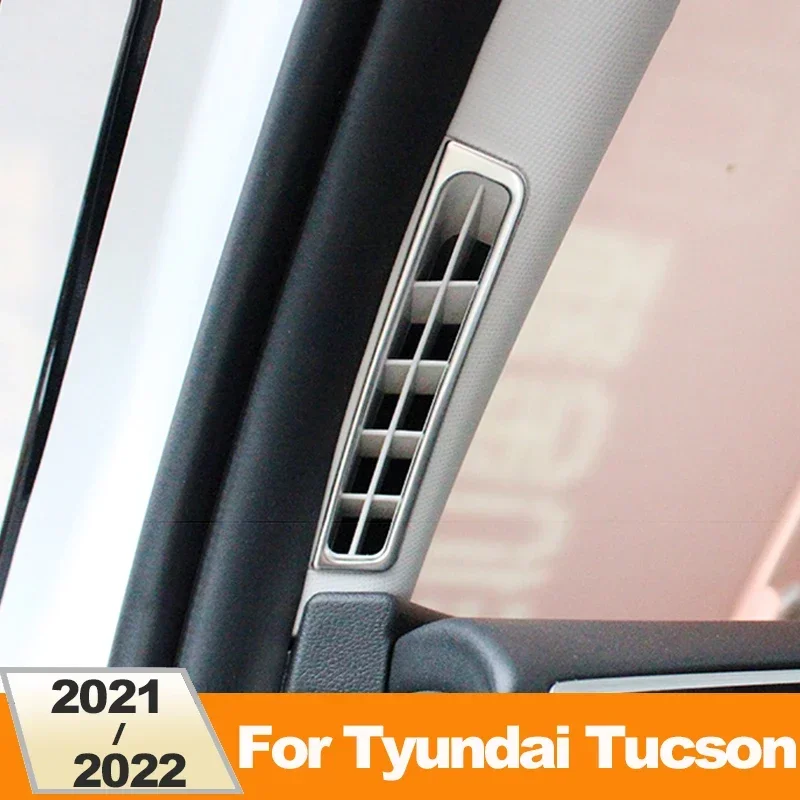 

Нержавеющая сталь, передняя крыша автомобиля, декоративная накладка на рамку для Hyundai Tucson NX4 2021-2023 2023, гибридные аксессуары