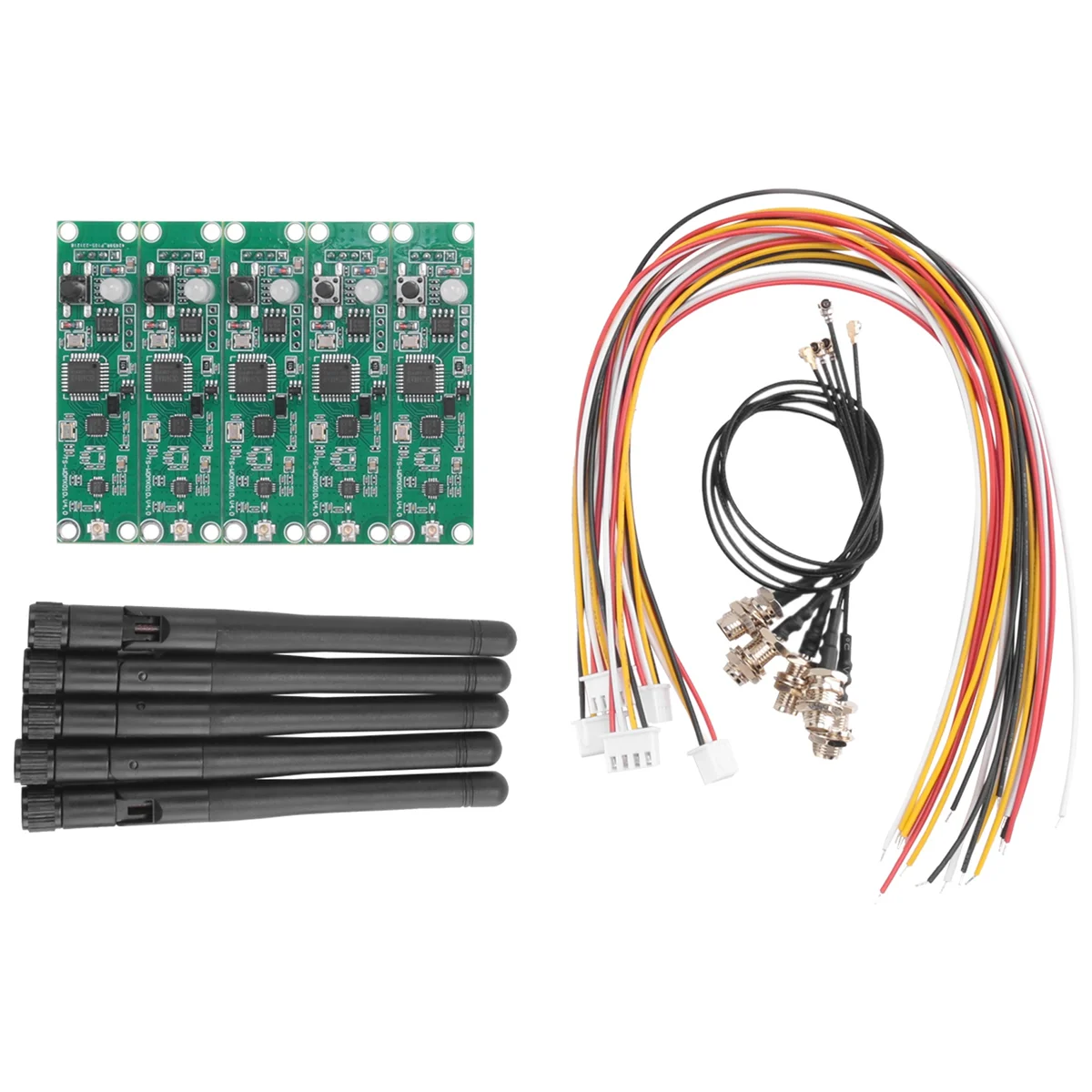 Popular 5Pcs 2.4Ghz Wireless DMX 512 Transmitter Receiver PCB 2 in 1 Module Wireless PCB Board with Antenna for DMX Stage Light