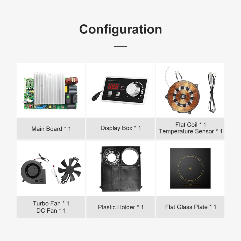 인덕션 모듈 PCB 보드 세트, 인덕션 쿠커 예비 부품, 5000w