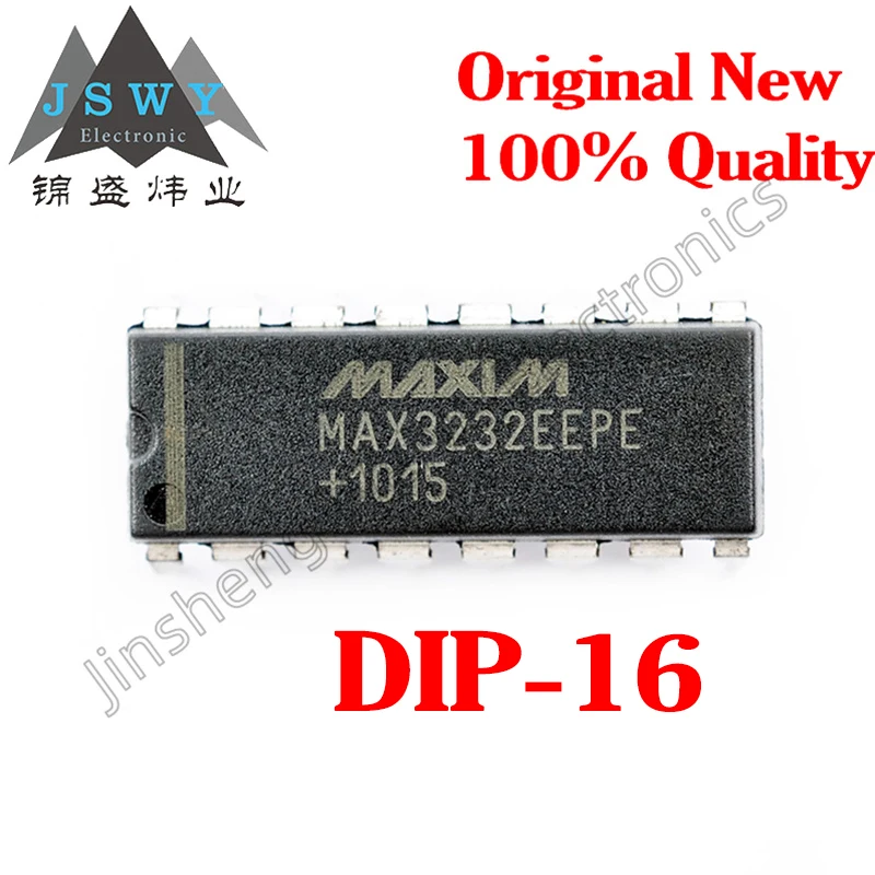 

(1 piece) MAX3232EEPE DIP-16 MAX3232/RS-232 transceiver chip/new original spot electronic