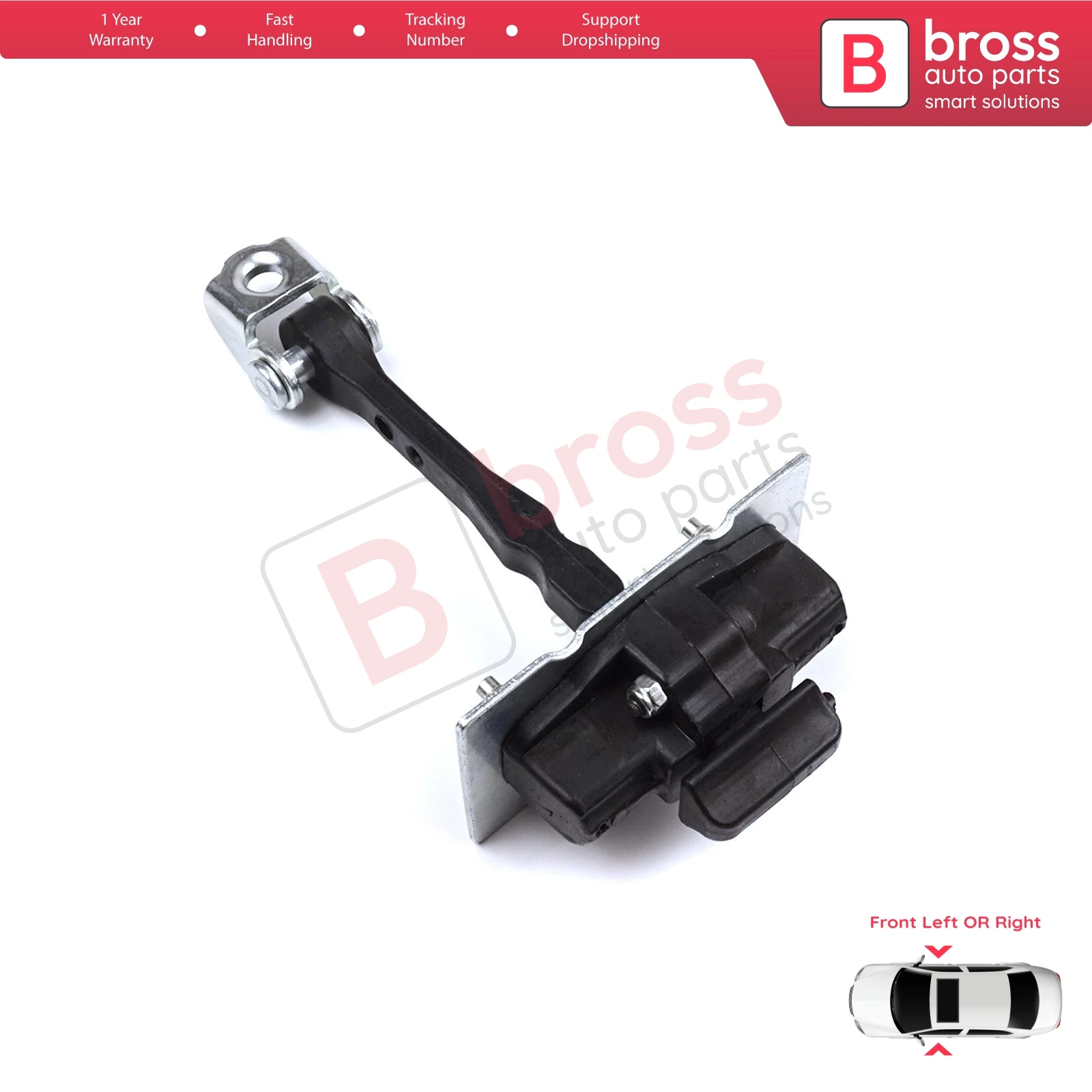 BDP951 Front Left OR Right Door Catch Hinge Brake Stop Check Strap Limiter 9677466980 for Peugeot 308 MK2 2013-2021 4/5 Door