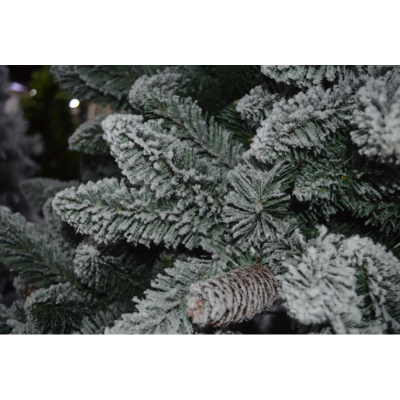 Wholesale Christmas Tree Snow Tree Market Decoration Accessories Home Decor Craft High Quality Encrypted PVC