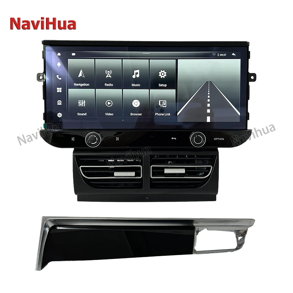 

12.3" Android Auto Car Radio Android Car DVD Stereo Multimedia GPS Navigation MP5 Player Head Unit For Porsche Macan 2014-2016