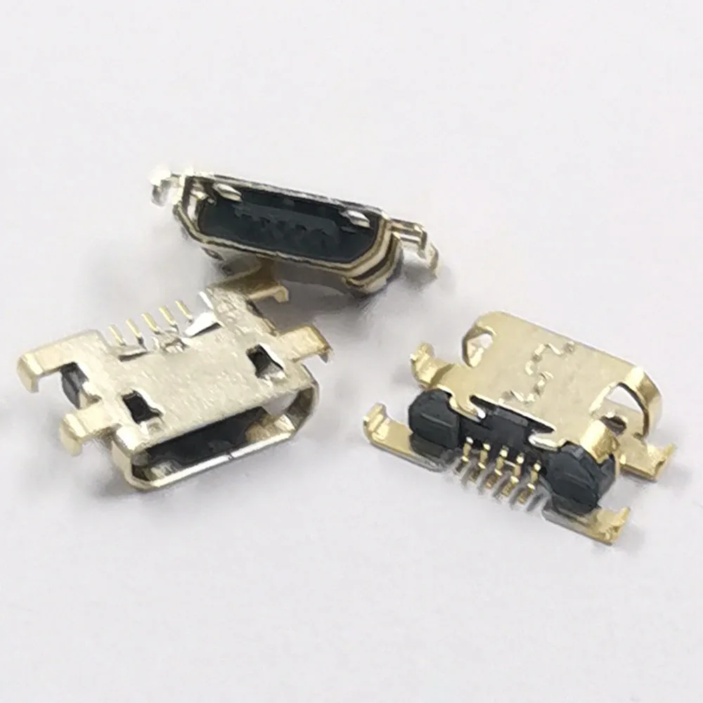 10pcs Micro USB 5Pin Jack Connector reverse socket Data charging port tail plug For Gionee GN5005 youmi 4S Doogee BL7000