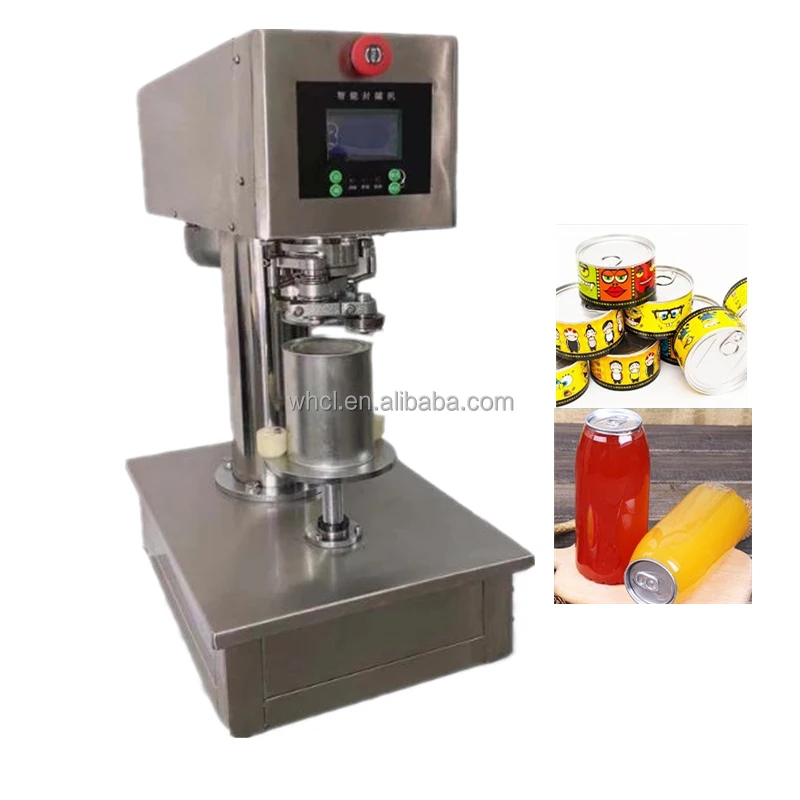 

Automatic Non-rotating Can PET Plastic Metal Tin Beer Can Seamer Easy Open Lid Cover Sealing Machine