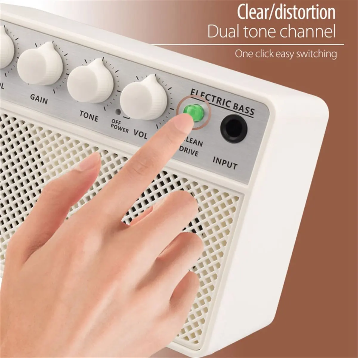 2026 جديد + KB-10 مكبر صوت الجيتار 10 واط سمّاعات بلوتوث المحمولة الكهربائية أمبير مع قنوات مزدوجة النغمة أجزاء الآلات الموسيقية