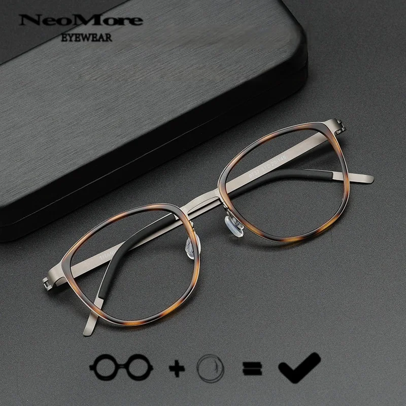 

9737 Lind Reproduction Medical Prescription Glasses Progressive Multifocal Glasses Male Myopia Reading Hyperopia Eyeglasses