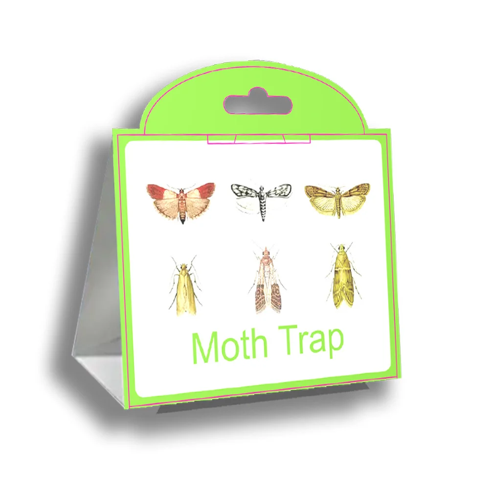 6PCS Silentking Sticker Pheromone Moths Trap Pantry Clothes Kitchen Food Home Garden Pest Control Moth Traps