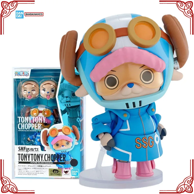 

In Stock Genuine Bandai One Piece Model Kit SHF Tonytony Chopper Future Island Egghead Anime Action Figure Collection Model Toys