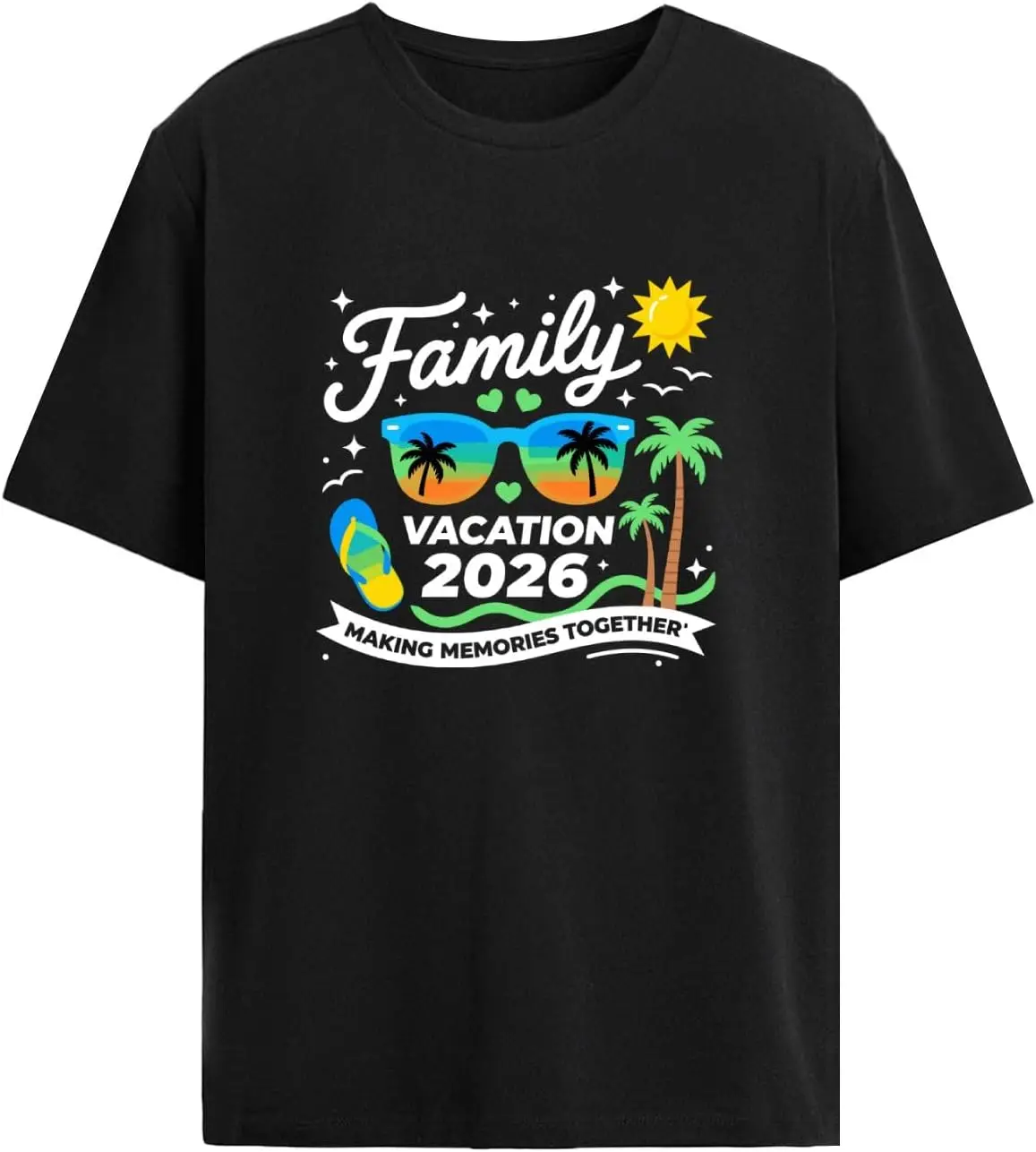 

Футболки Family Vacations 2026 для женщин, стильные
