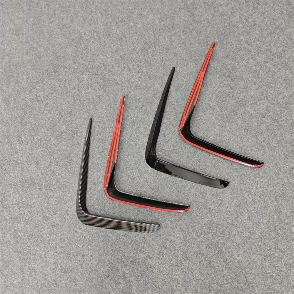 ل BMW 4 سلسلة G22 G23 420i 430i M440i 2020-2024 ضبط الضباب مصباح مصبغة غطاء الكسوة الجبهة حافة مصد السيارة الفاصل تنفيس الهواء طقم الجسم