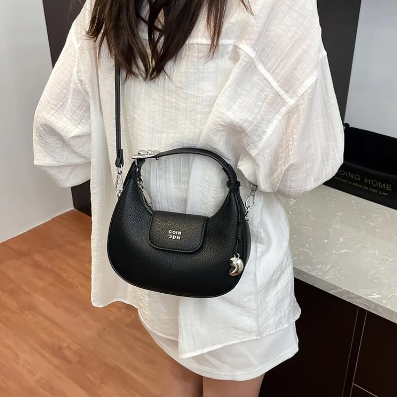 여성용 학생 가방 캠퍼스 스타일 크로스 바디 백 언더암 숄더 백 캐주얼 패션 필수품