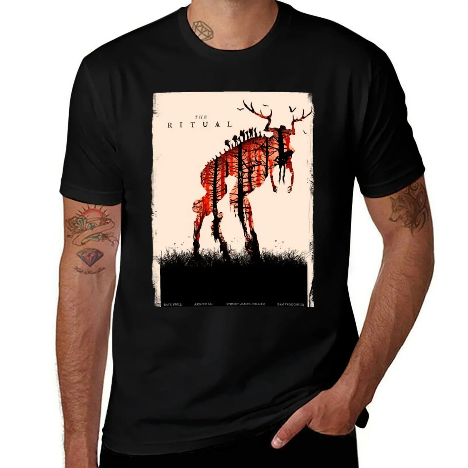 

The ritual movie minimalist poster T-Shirt anime t shirts for man man t shirt designer