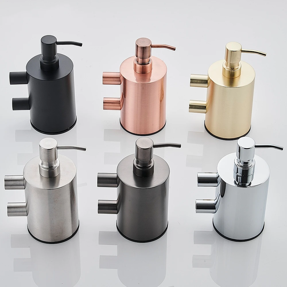 Liquid Soap Dispenser Stainless Steel Multi-colors Wall Soap Shampoo Head Shower Liquid Dispenser  Bathroom Kitchen Accessories