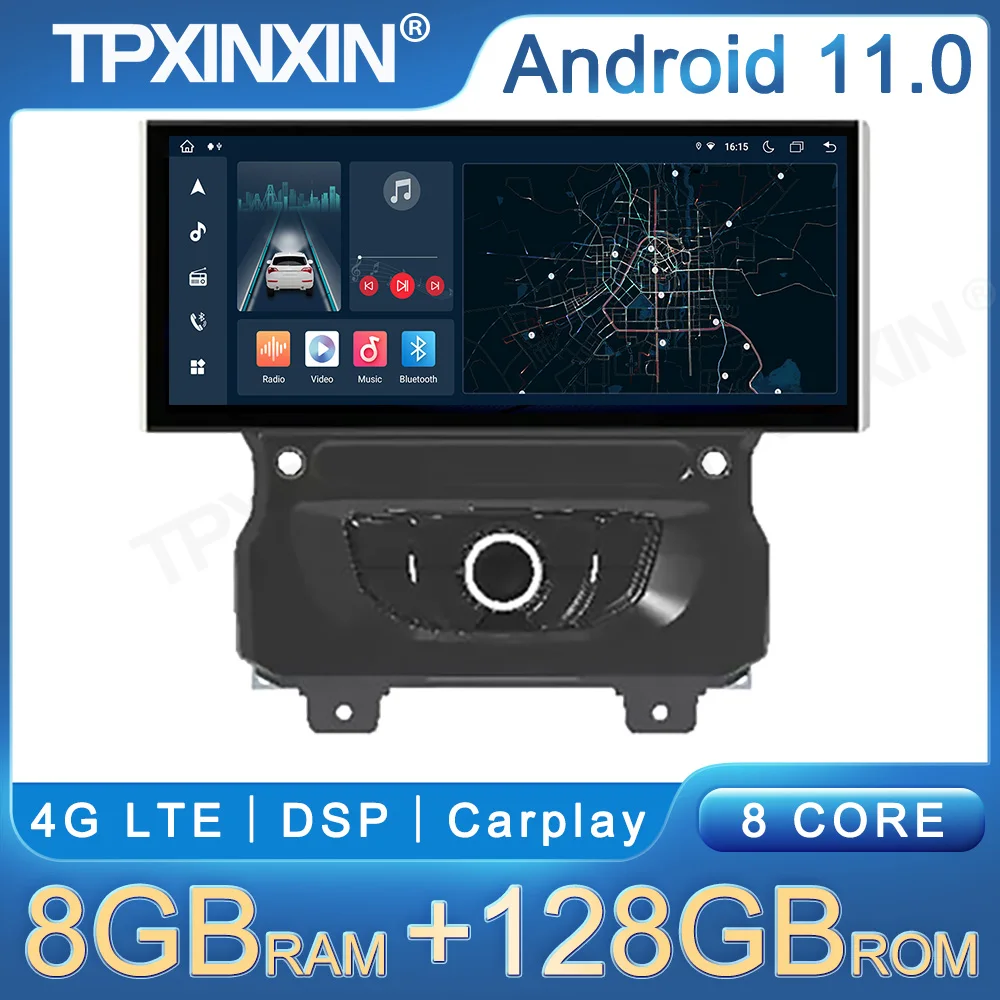 8+128G Android 11 Automotive Multimedia For Honda FIT 2021 2022 Player Radio Coche With Bluetooth GPS Navi Head Unit Carplay DSP