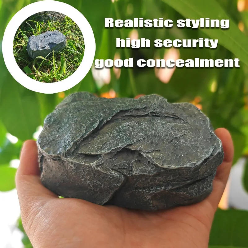 Hide a Outside - Rock - Compact Stone Design,-Protected Material - Hider Decor and Se