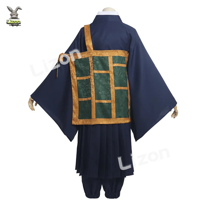 Anime Jujutsu Kaisen Geto Suguru Cosplay Costume Suit Wigs Halloween Party Clothes Wig kimono Uniform Costumes for Men Aldult - Image 4