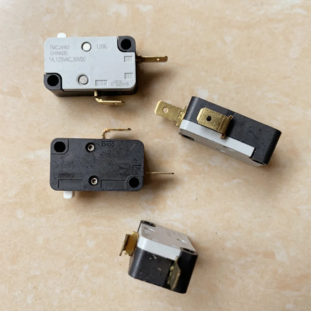 Original new 100% micro switch TMCJV40 normally on press to disconnect silver contact gold-plated foot 2pin