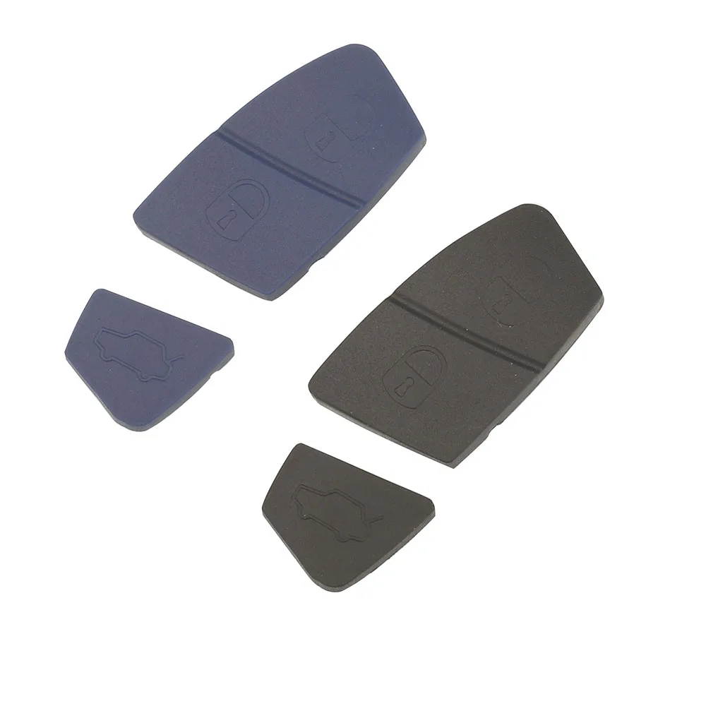 Jingyuqin Silicone Rubber Key Pad 2/3 Buttons For Fiat Punto Panda Replacement Red Flip Remote Auto Key Pads