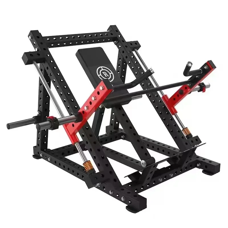 Professional All-in-One Gym Equipment Double Track Rowing Pull-Back Strength Training Plate Loaded Fitness Equipment