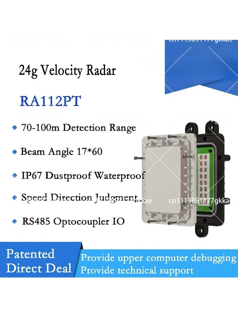 Speed Radar Detector for Traffic Speed Measurement with Direction Detection