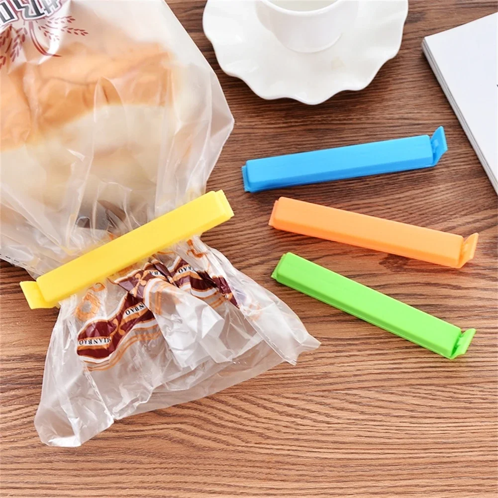 Clamp Sealing Clip Home Kitchen Food Storage Accessories For Open Food Bags Plastic Portable Random Colors Tool
