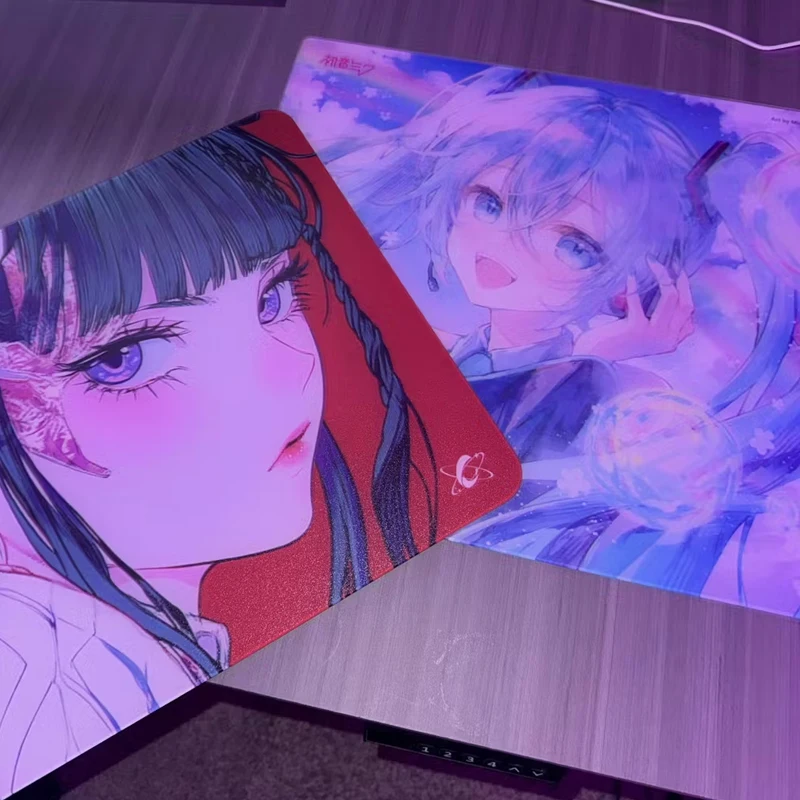 Anime Akira Gaming Glass Mousepad YUME Smooth Frosted Surface Desk Mat Tempered Upgrade FPS Office Custom Gamer Accessories Pad