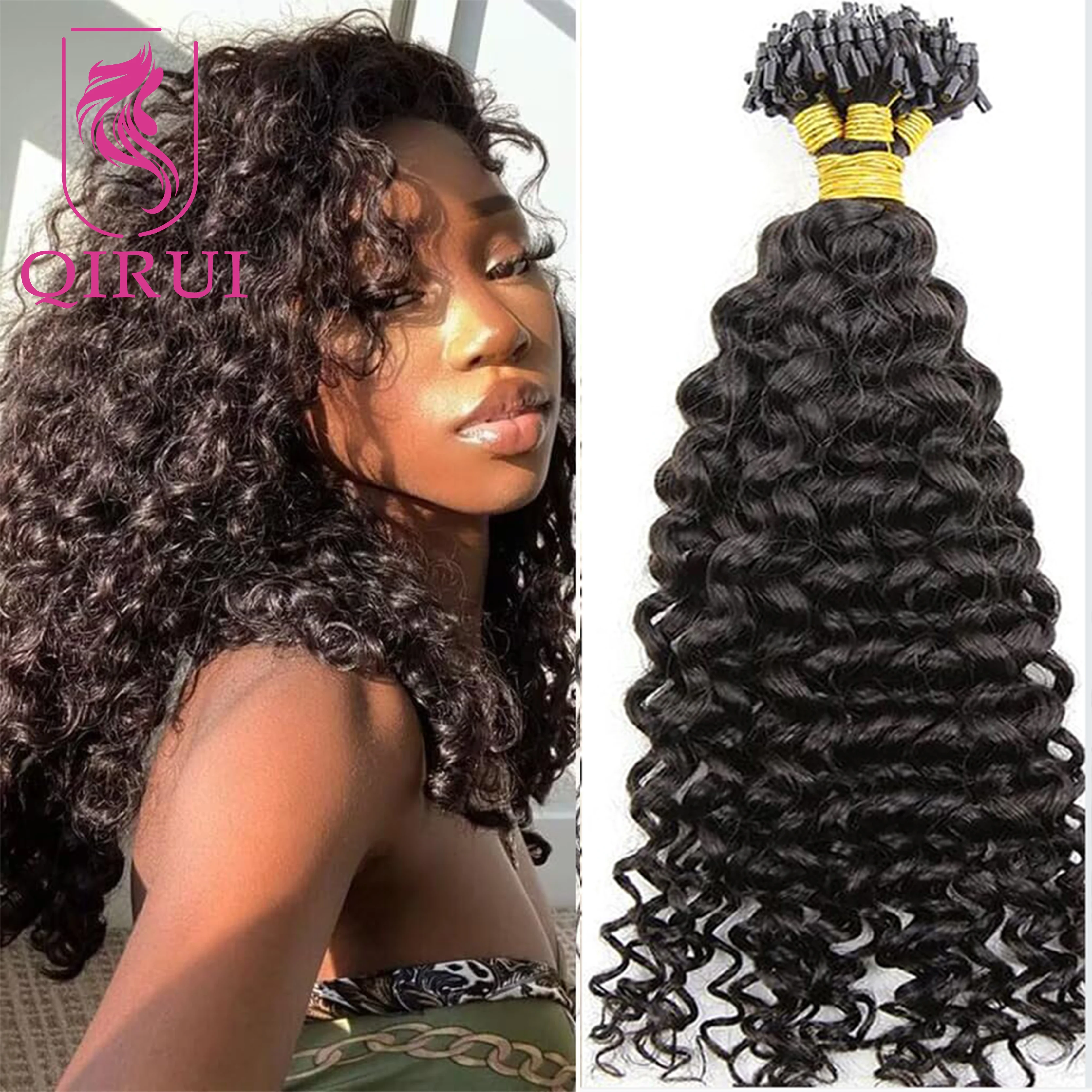 

Наращивание человеческих волос с микропетлей, волнистая волна, наращивание волос с микролинком для женщин, бирманские наращивание волос с микрокольцами, человеческие волосы