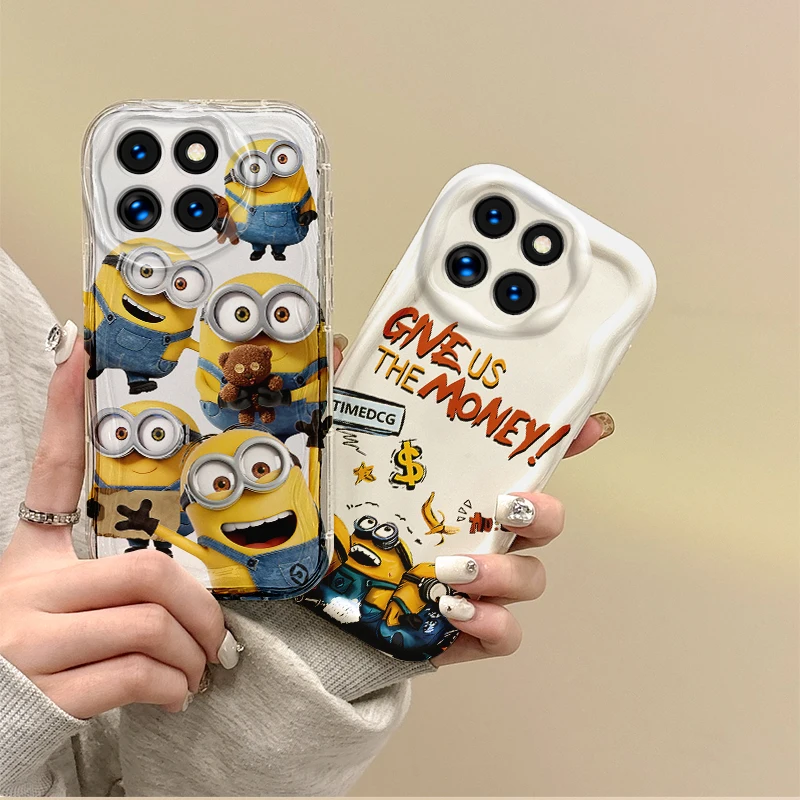 

Lovely M-Minions Wave Phone Case for XIAOMI 14 13 Pro 12 11 Lite Poco F6 F5 F4 F3 X6 X5 X4 X3 GT M3 M4 Pro Shockproof Back Cover
