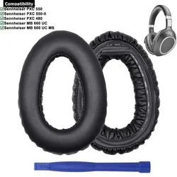 1 Pair Ear Pads Replacement Suitable For Sennheiser PXC550 PXC480 MB660 PXC 550 480 MB 660 UC MS Headphone Earpads