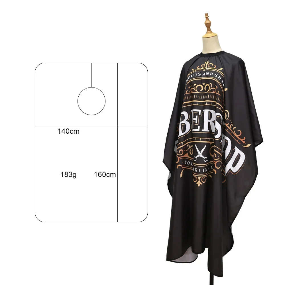 NEW TYPE Barber Haircut Cloth Home Hairdresser Apron Hair Cut Cape Salon Hairdress Gown Hairdressing Coat Barbershop Accessory