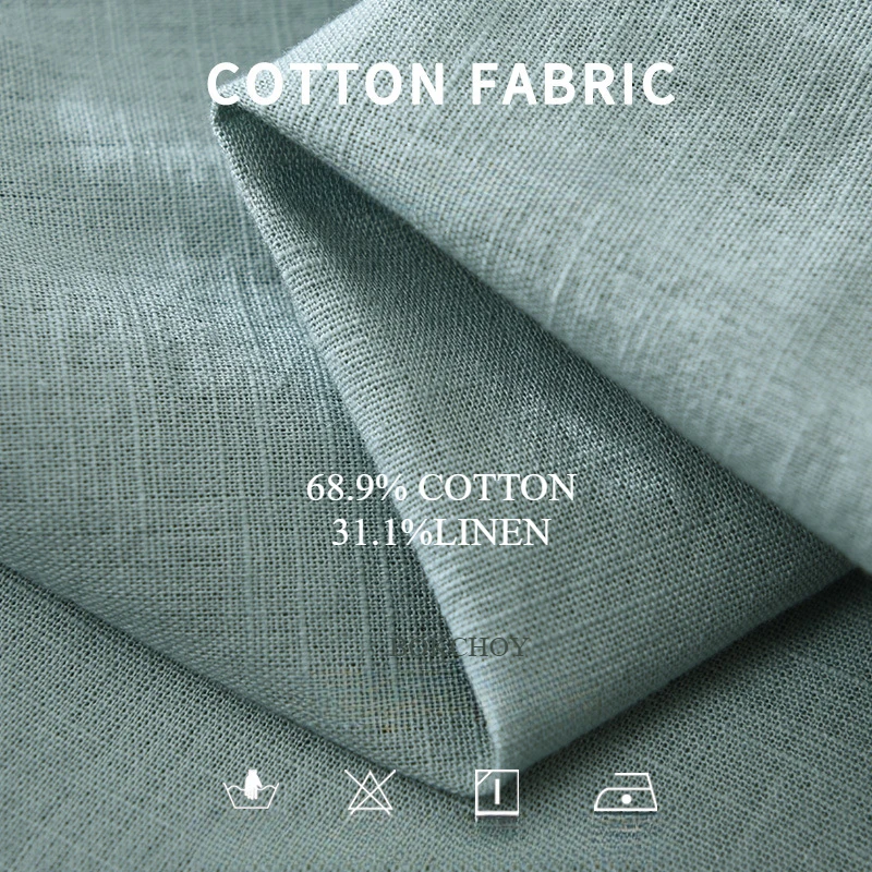 2025 Spring New Casual Cotton and Linen Long Sleeve Shirt for Men Simple Solid Color Slim Classic Daily Shirts CM7369