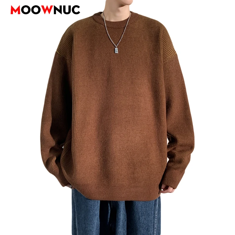 Men's Clothing Sweater For Men Autumn Pullovers Men's Sweat-shirt Fashion Knit Casual Hombre Warm Solid Spring Male Streetwear