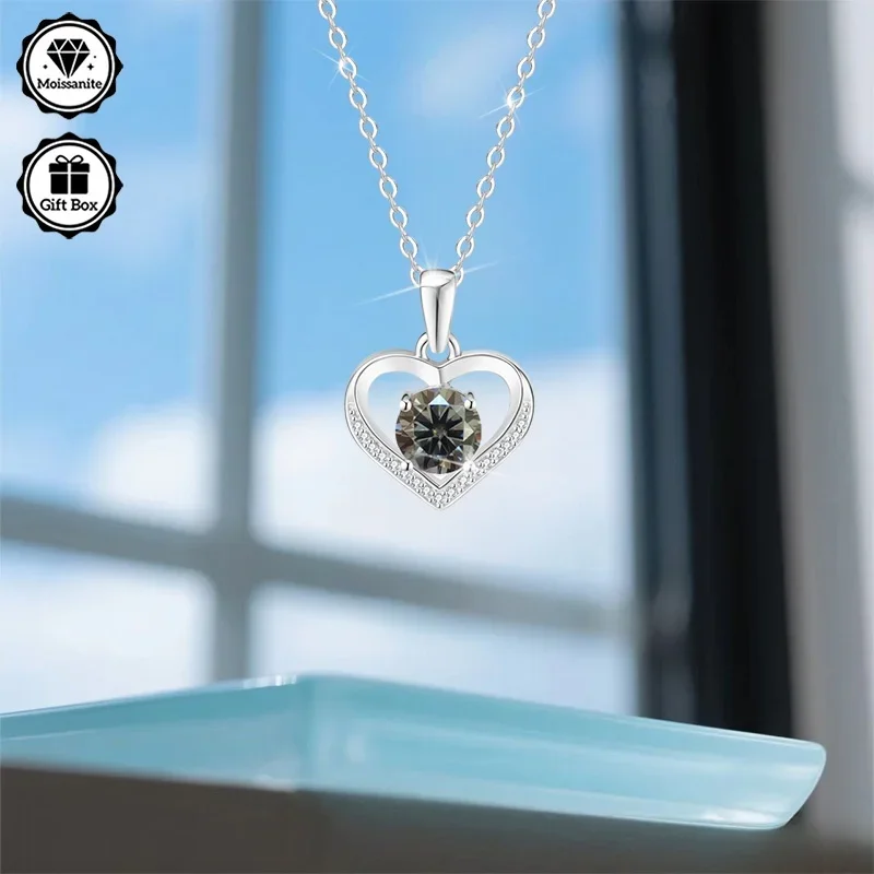 

Hypoallergenic necklace,high quality jewelry, Bohemian, christmas gift for, moissanite necklace for women, jewelry for women,