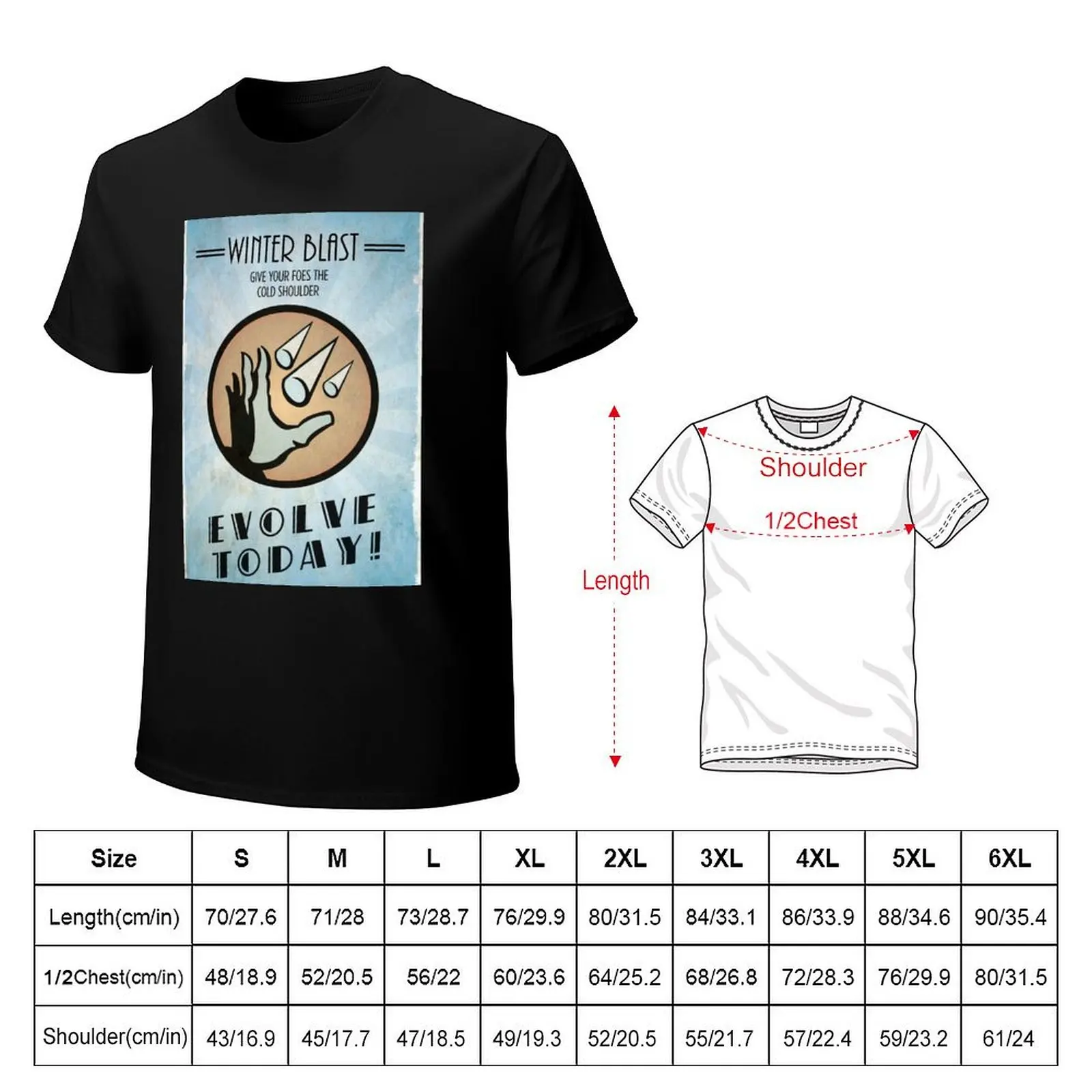 Winter Blast T-Shirt Big and Tall Basic Tee Shirt