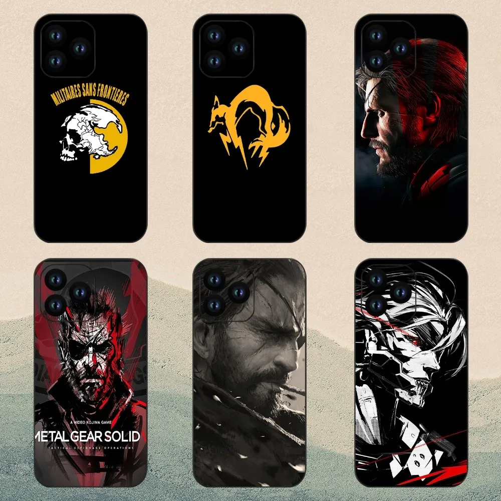 Hot Game Metal Gear Solid Phone Case For iPhone 11 12 13 14 15 Mini Pro XS Max X S Plus XR Shell