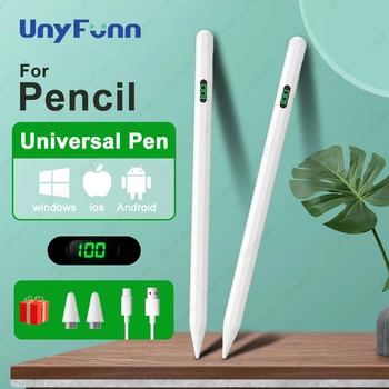 Caneta universal para tela sensível ao toque, acessório para iphone, apple haiwei, samsung, stylus para ipad, inclinação magnética sensível