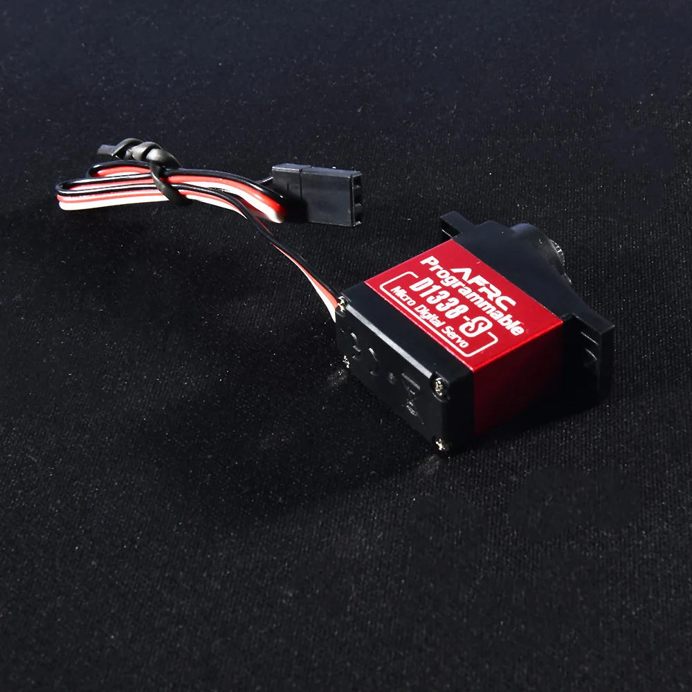 AFRC-D1338TG-S Micro Digital Servo programmabile 9g Custodia centrale in metallo Ingranaggio in titanio per aereo ad ala fissa RC Crawler Car