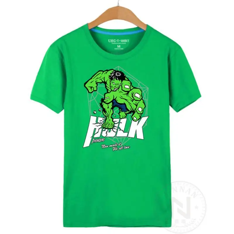 

Avengers Hulk Short Sleeve Tee for Kids, Casual Cotton T-Shirt Children’s Superhero Wear New Arrival